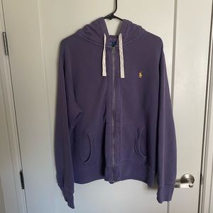 Polo by Ralph Lauren Purple Zip Hoodie Sz XL